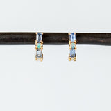 Wwake | Pillar Huggie Hoop Earrings