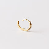 Pamela Love | 8mm Pave Huggie Hoop (Single)