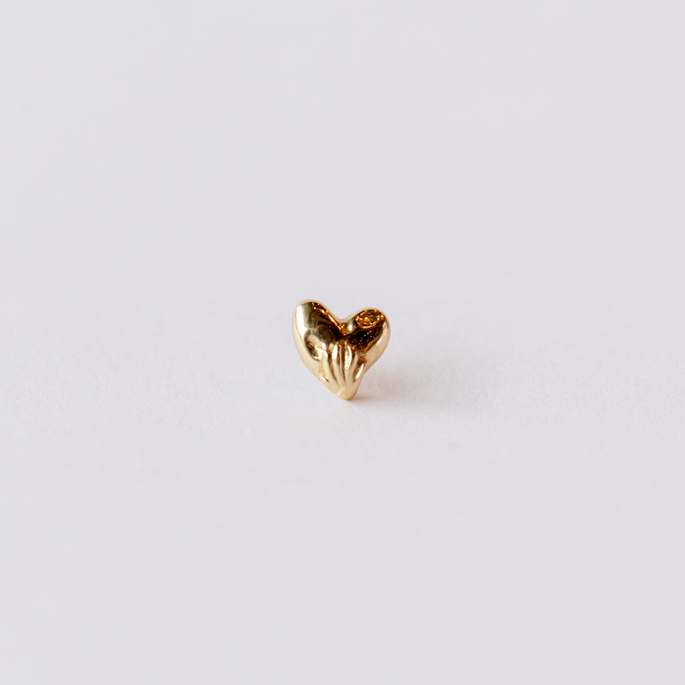 Pamela Love | Eternal Heart Stud Earring (Single)