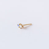 Wwake | Two-Step Opal and Diamond Earring (Single)