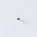 Wwake | Two-Step Opal Stud Earring (Single)