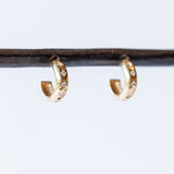Zoe Chicco | 4mm Wide Half Round Huggie Hoop Earrings