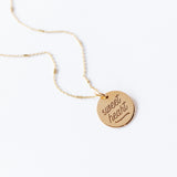 Zoe Chicco | Sweetheart Amore Bar Chain Necklace
