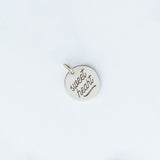 Amore "Sweetheart" Engraved Medallion Disc Charm