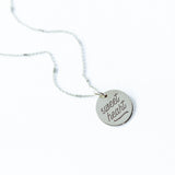 Amore "Sweetheart" Engraved Medallion Disc Charm