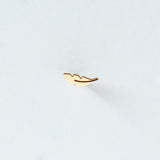 Zoe Chicco | Itty Bitty Feather Stud Earring (Single)