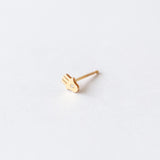 Zoe Chicco | Itty Bitty Hamsa Stud Earring with Diamond (Single)