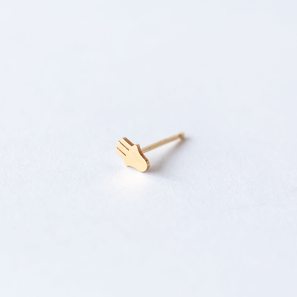 Zoe Chicco | Itty Bitty Hamsa Stud Earring (Single)