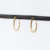 Zoe Chicco | Medium 17mm Huggie Hoop Earrings