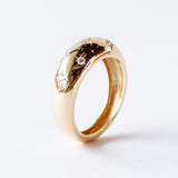 Zoe Chicco | Small Aura Ring with Graduating Star Set Scattered Diamonds