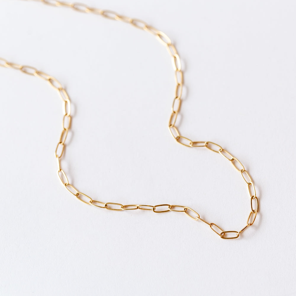 Zoe Chicco | Small Paperclip Chain Necklace