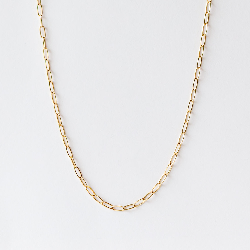 Zoe Chicco | Small Paperclip Chain Necklace