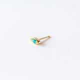 Zoe Chicco | Turquoise Small Marquise Eye Stud Earring (Single)