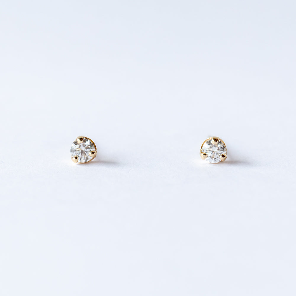 Zoe Chicco | Prong Set Diamond Stud Earrings (3.4mm)