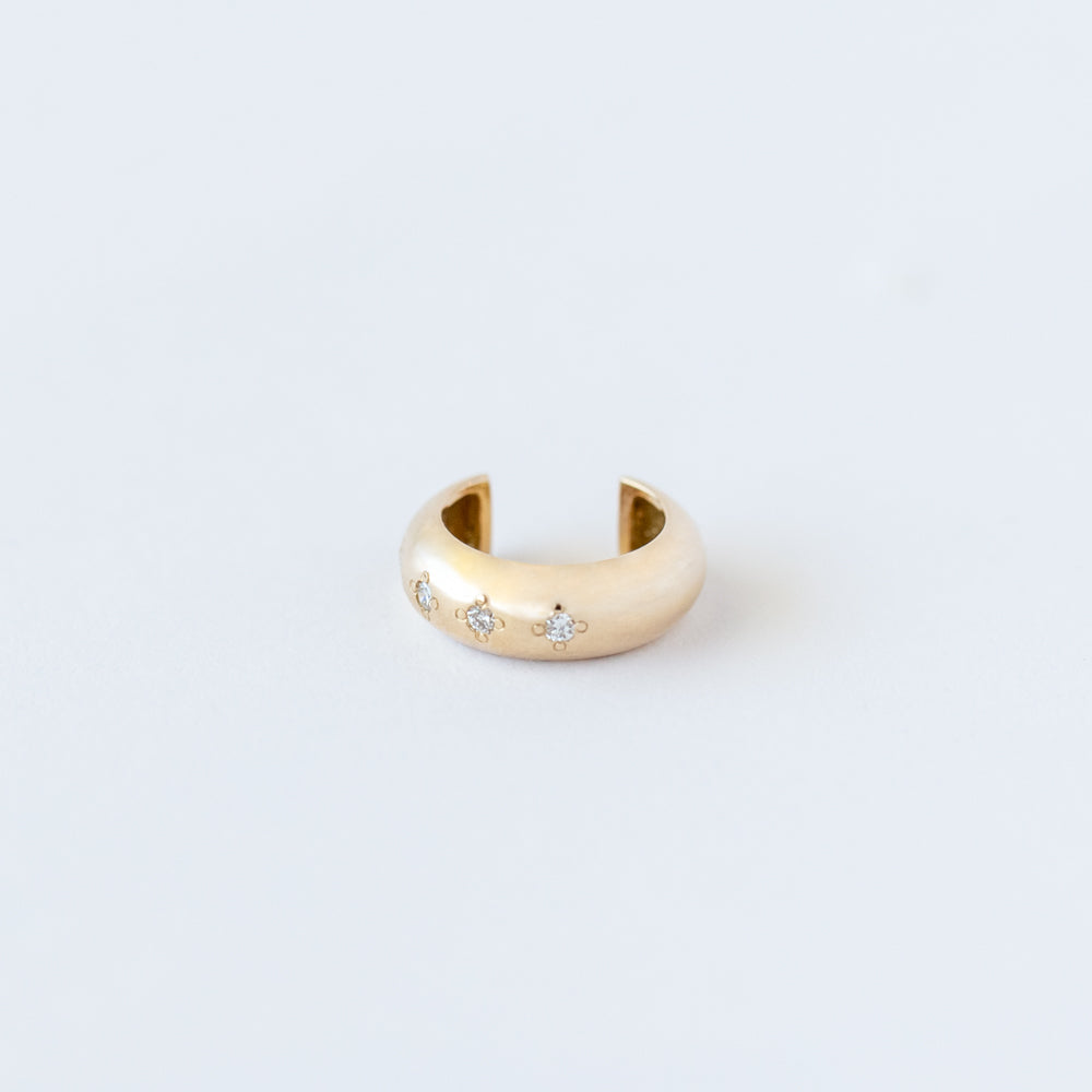 Zoe Chicco | 5 Diamond Chubby Ear Cuff (Single)
