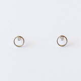 Zoe Chicco | Diamond Small Circle Stud Earrings