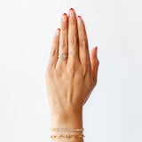 Sapphire Confetti Halo Ring