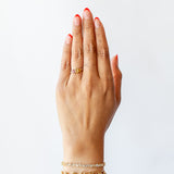 Yellow Harlequin Ring