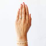 Mini Haku Lei Turquoise Ring