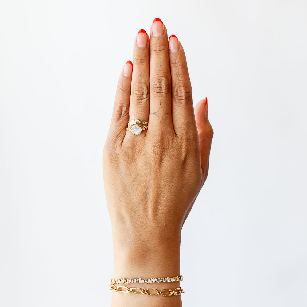 Petal Diamond Ring