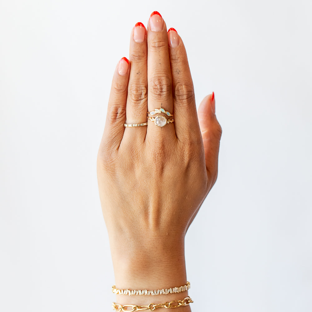 Petal Opal Ring