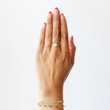 Ti Leaf Ring