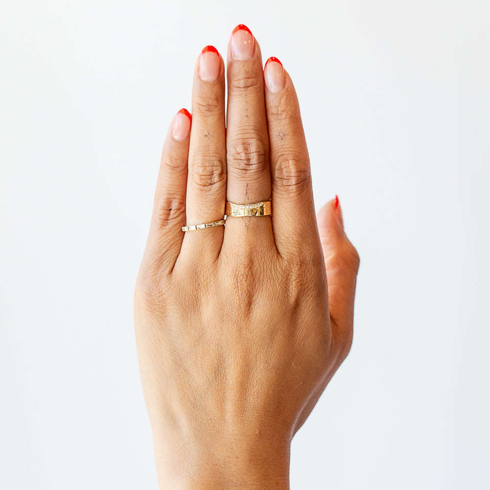 Trail 6mm Diamond Ring