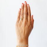 Wave Eternity Diamond Ring