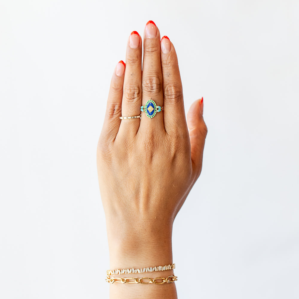 Sophie d'Agon | Athéna Ring 2, Turquoise