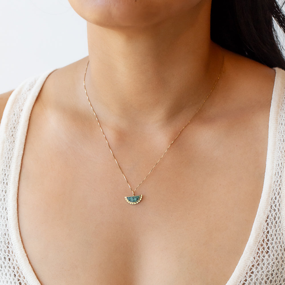 Chrysocolla Selene Necklace