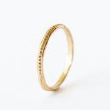Single Beaded Wedding Band
