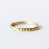 Single Beaded Wedding Band