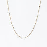Tiny Bar Cable Chain Necklace