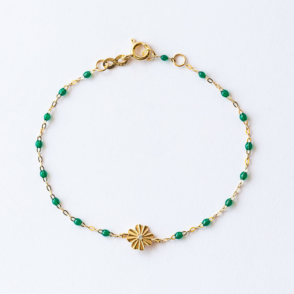 Classic Gigi Clover Lumière Bracelet, Emerald