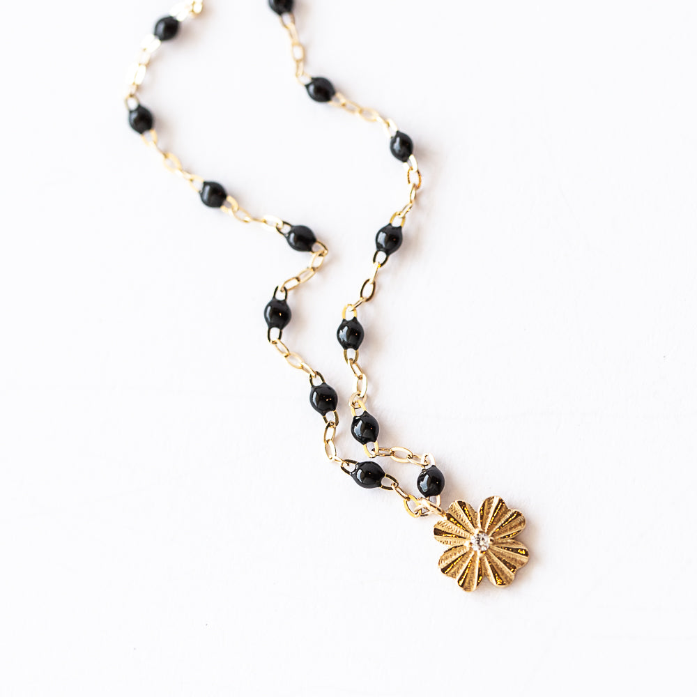 Classic Gigi Clover Lumiere Necklace, Black