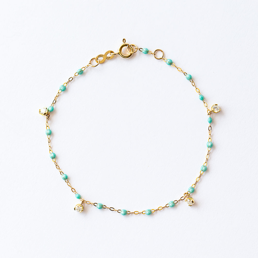 Classic Gigi Supreme Four Diamond Bracelet, Iceberg