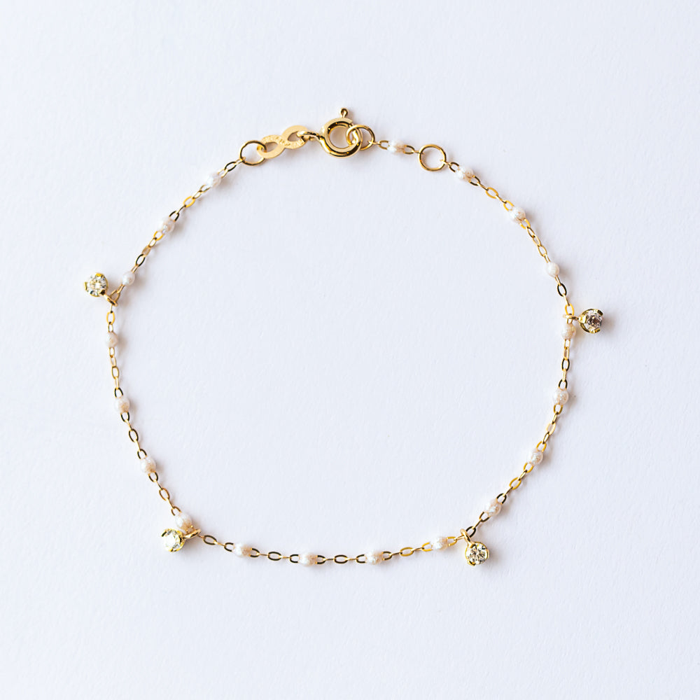 Classic Gigi Supreme Four Diamond Bracelet, Opal