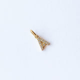 Classic Lucky Diamond Letter A Charm