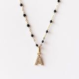 Classic Lucky Diamond Letter A Charm