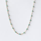 Classic Gigi Necklace, Aqua