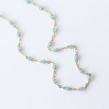 Classic Gigi Necklace, Aqua