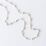 Classic Gigi Necklace, Baby Blue