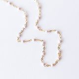Classic Gigi Necklace, Baby Pink