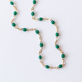 Classic Gigi Necklace, Emerald
