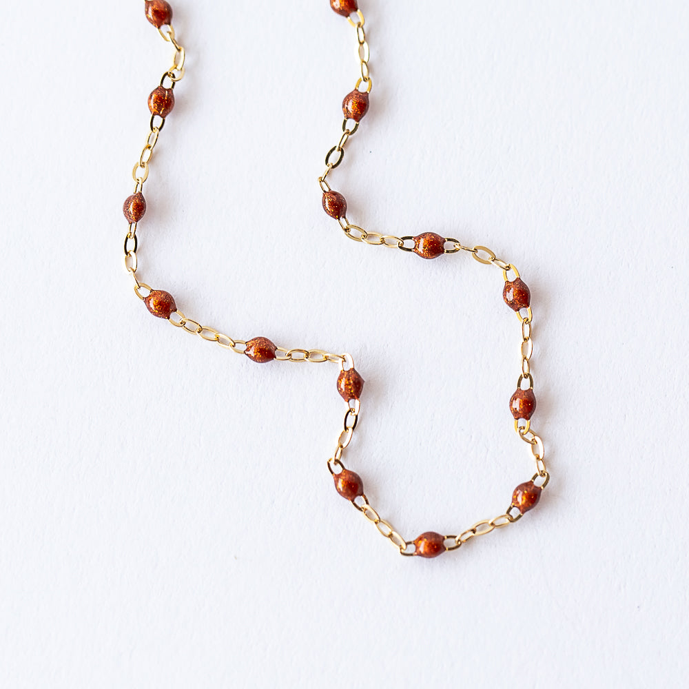 Classic Gigi Necklace, Fauve