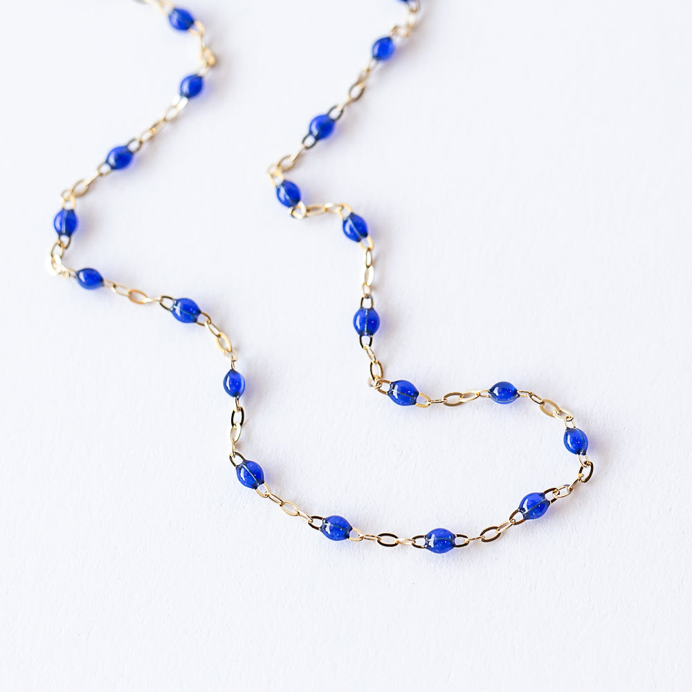 Classic Gigi Necklace, Lapis