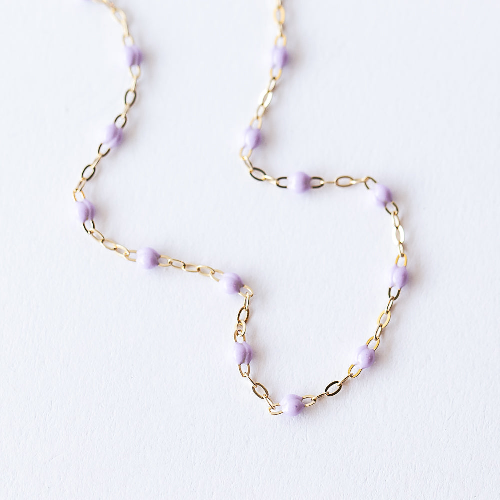 Classic Gigi Necklace, Lilac