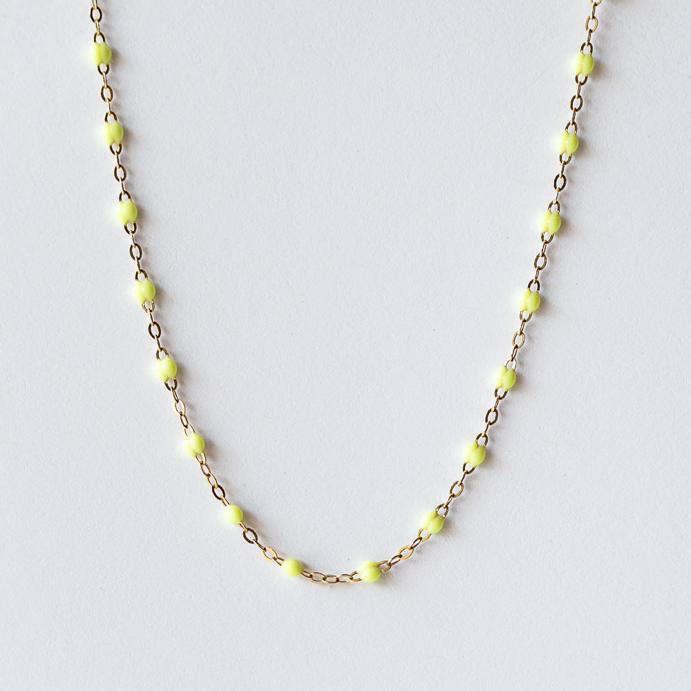 Classic Gigi Necklace, Lime