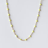 Classic Gigi Necklace, Lime
