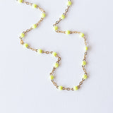 Classic Gigi Necklace, Lime